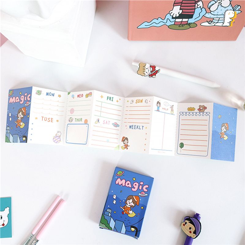 Giấy note gấp cô bé