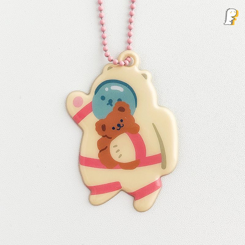 Móc khoá Soft Pendant Gấu nâu