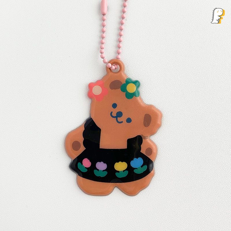 Móc khoá Soft Pendant Gấu nâu