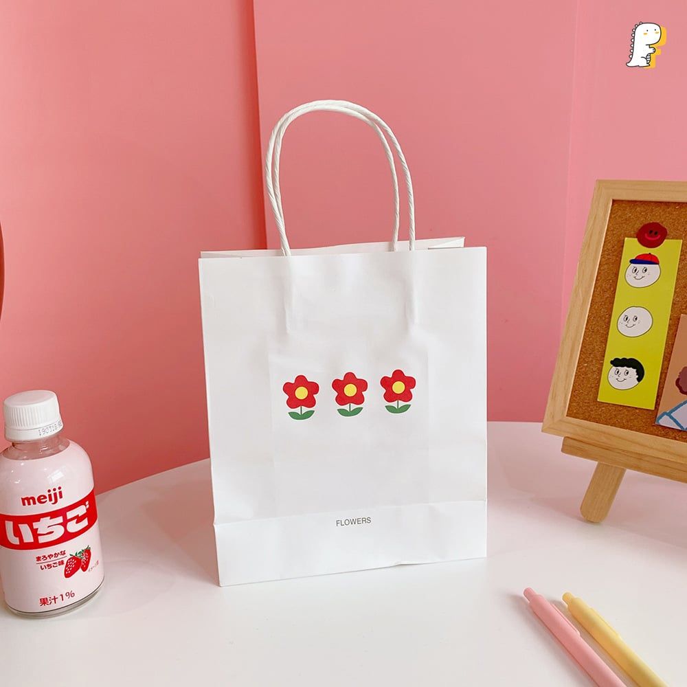 Túi giấy quà tặng bông Hoa