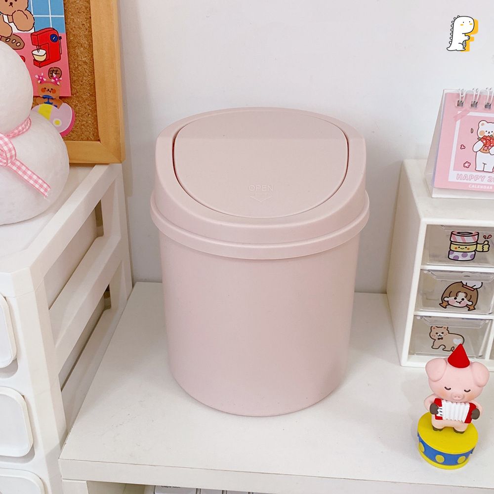 Thùng rác lật mini