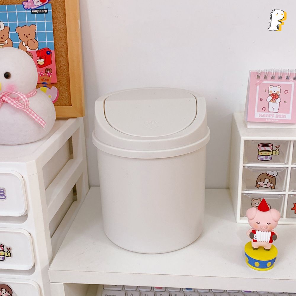 Thùng rác lật mini