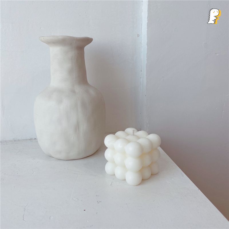 Nến thơm Korea khối Rubik tròn