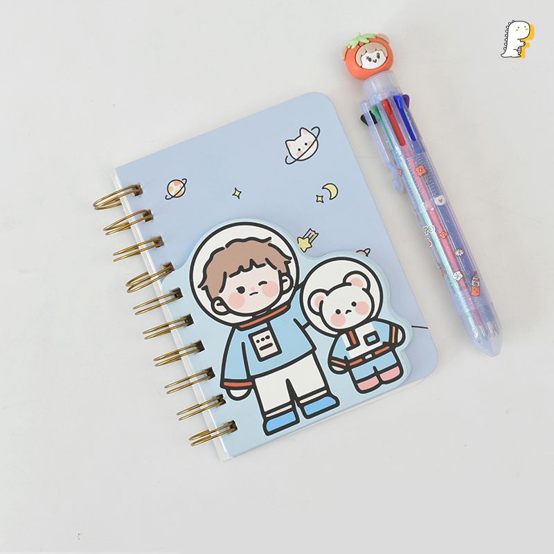 Sổ lò xo Cô bé và thỏ trắng