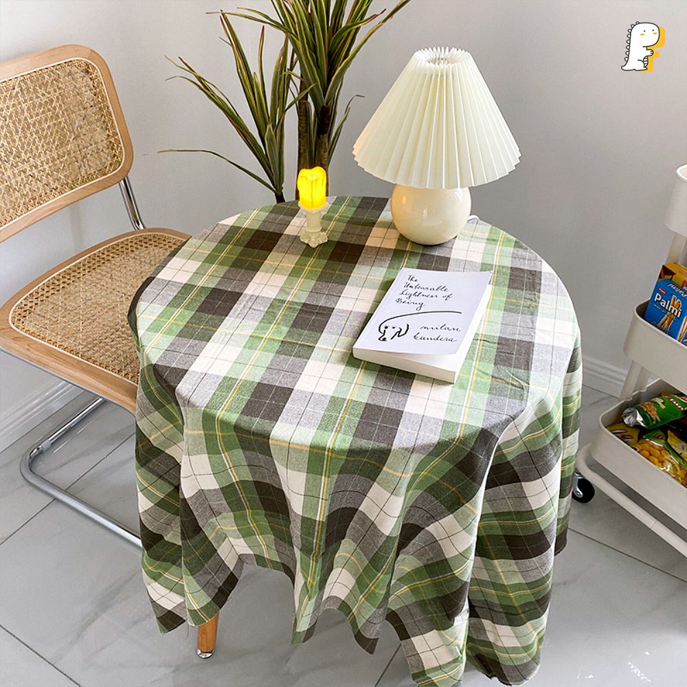 Khăn trải trang trí Caro 100x150