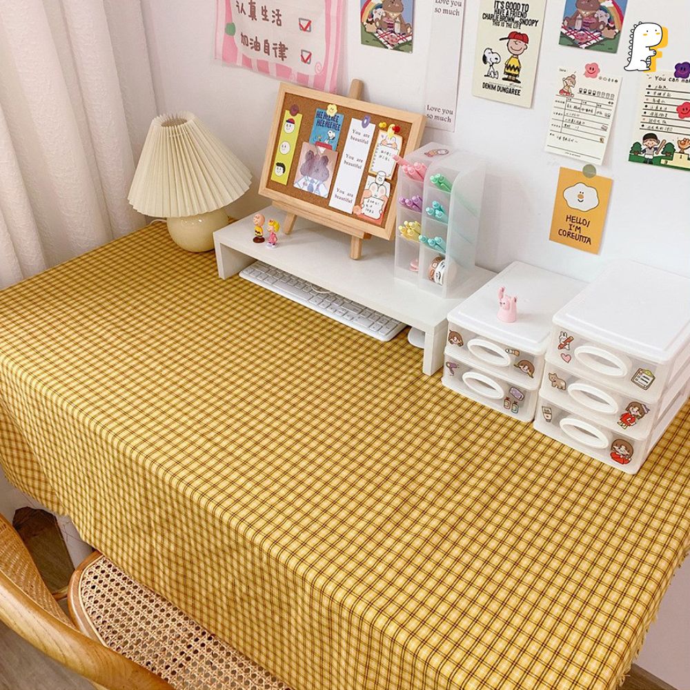 Khăn trải trang trí Caro 100x150