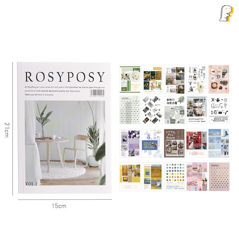 Sticker sổ Rosy Posy