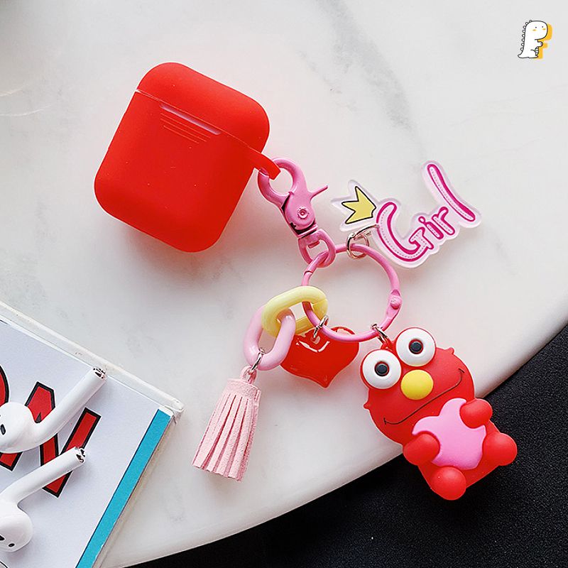 Móc khoá Elmo kèm vỏ bọc Airpods