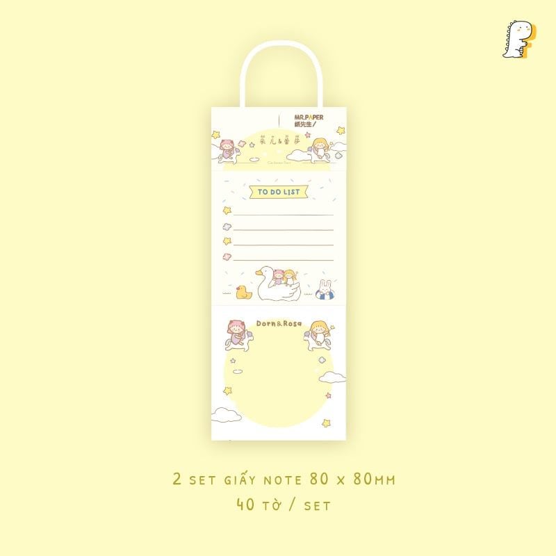 Giấy note túi giấy Mr. Paper