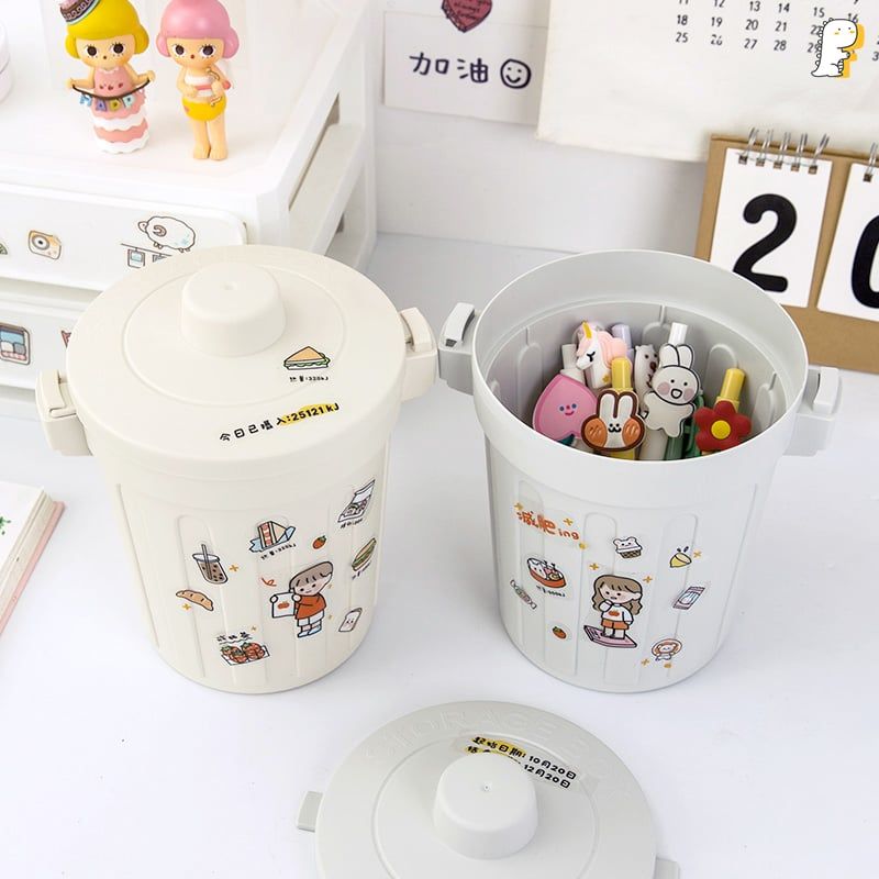 Thùng rác cổ điển mini