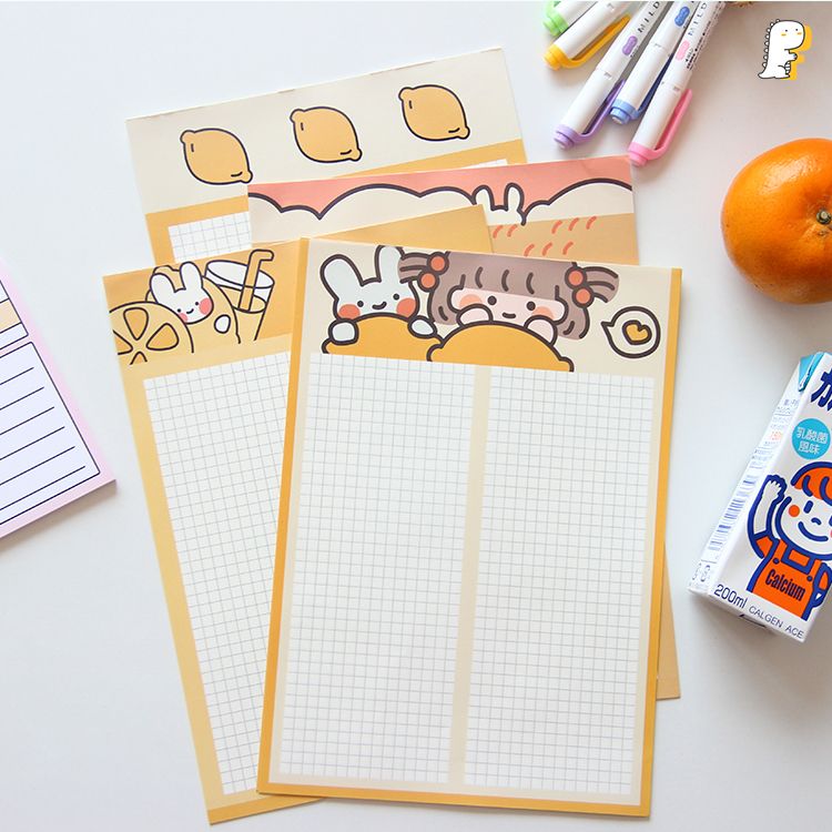 Giấy viết B5 Cô bé và thỏ