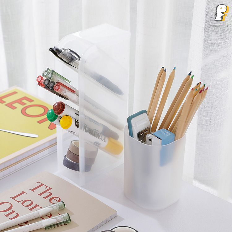Kệ cắm bút 4 tầng trong suốt