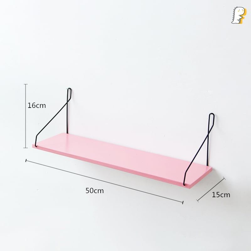 Kệ gỗ treo tường trang trí 50cm