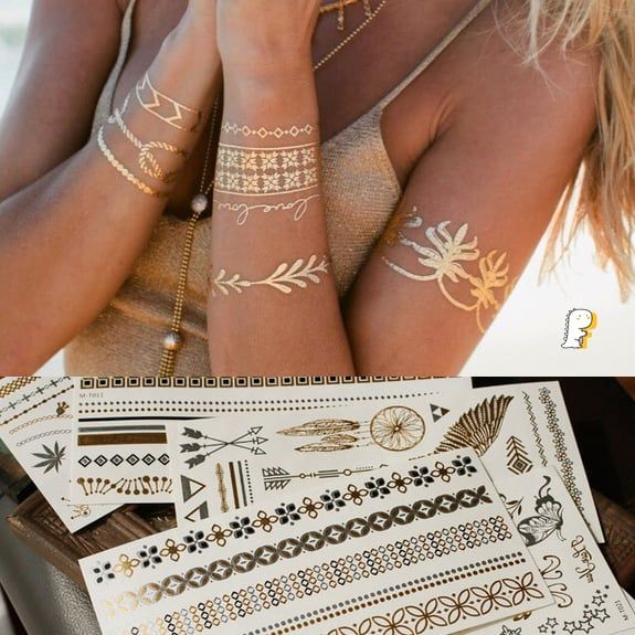 Set hình xăm/tatoo hoạ tiết
