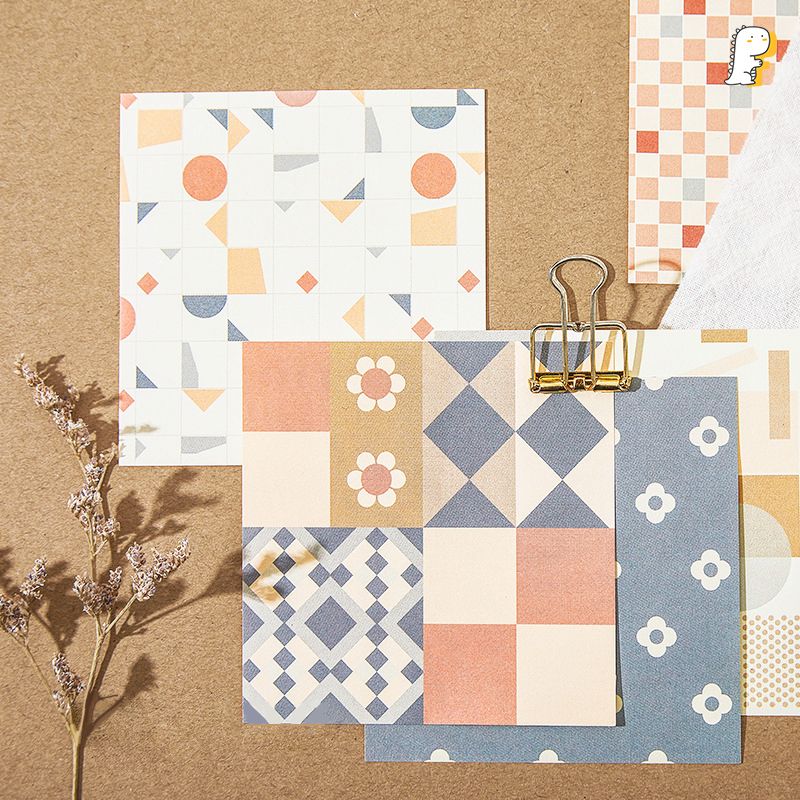 Set giấy note hoạ tiết trang trí Many Bases
