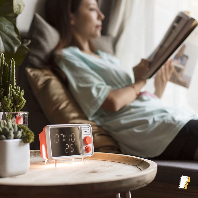 Đồng hồ đa năng HELLO, kết hợp đèn ngủ, nhiệt kế & ghi âm