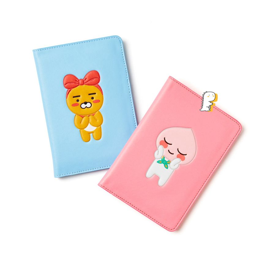 Vỏ bọc passport Kakao Friends bằng da