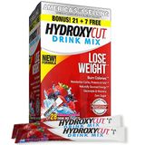 Bột giảm cân hòa tan không đường hương trái cây - hydroxycut drink mix bonus wildberry 28pk us