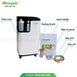 Máy tạo oxy Owgels OZ-5-01TW0 - thêm chức năng xông mũi