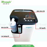 Máy tạo oxy Owgels OZ-5-01TW0 - thêm chức năng xông mũi