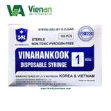 Bơm tiêm insulin 1ml 26G Vinahankook - bơm tiêm tiểu đường, tiêm thuốc tê