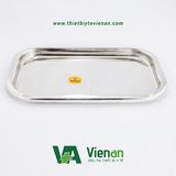 Khay chữ nhật inox vuông