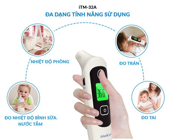 Nhiệt kế điện tử hồng ngoại iTM-32A