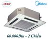 Điều hòa âm trần Midea 2 chiều 60.000BTU MCD-60HRN1