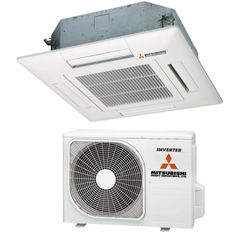 Điều hòa âm trần Cassette Mitsubishi 2 chiều Inverter 18000Btu (FDT50VH/SRC50ZSX-S) Điều khiển không dây (RCN-T-5BW-E2)