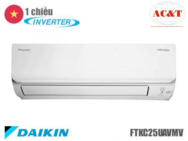 Điều hòa treo tường Daikin 1 chiều Inverter 9000BTU (FTKC25UAVMV/RKC25UAVMV )