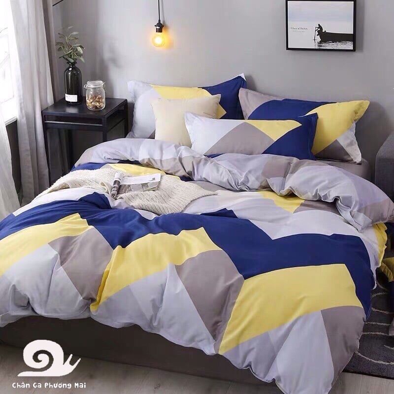 Set Chăn Ga Gối Cotton Poly