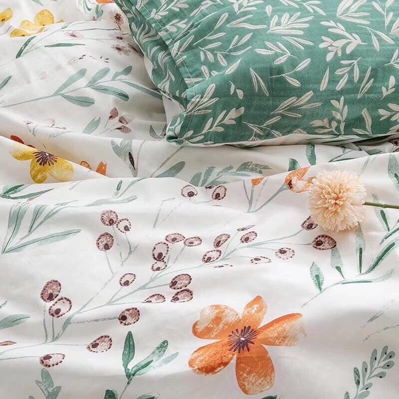 SET CHĂN GA GỐI COTTON VITAGE 20