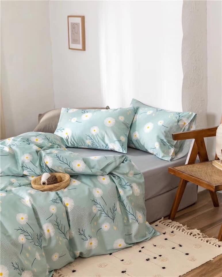 SET CHĂN GA GỐI COTTON VITAGE 21
