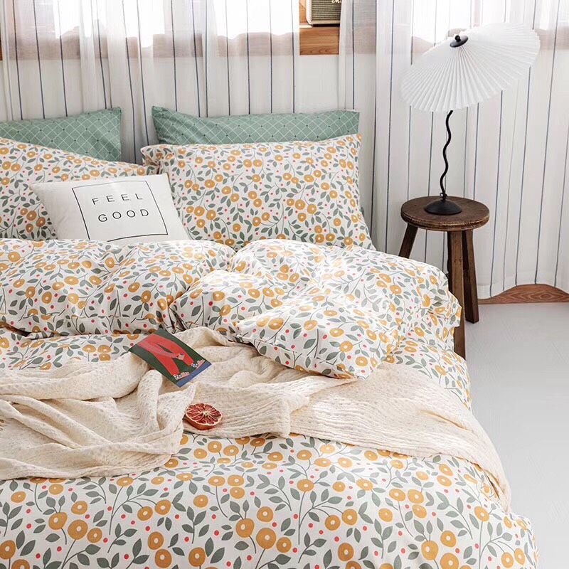 SET CHĂN GA GỐI COTTON VITAGE 23