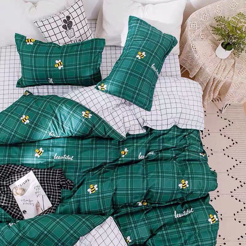Set Chăn Ga Gối Cotton Poly