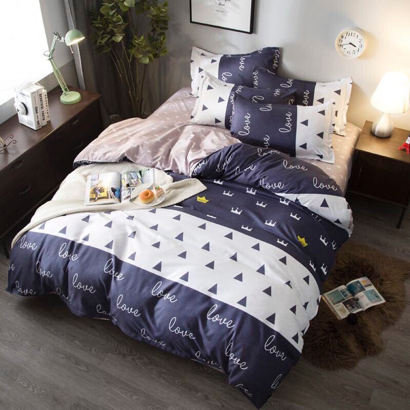 Set Chăn Ga Gối Cotton Poly