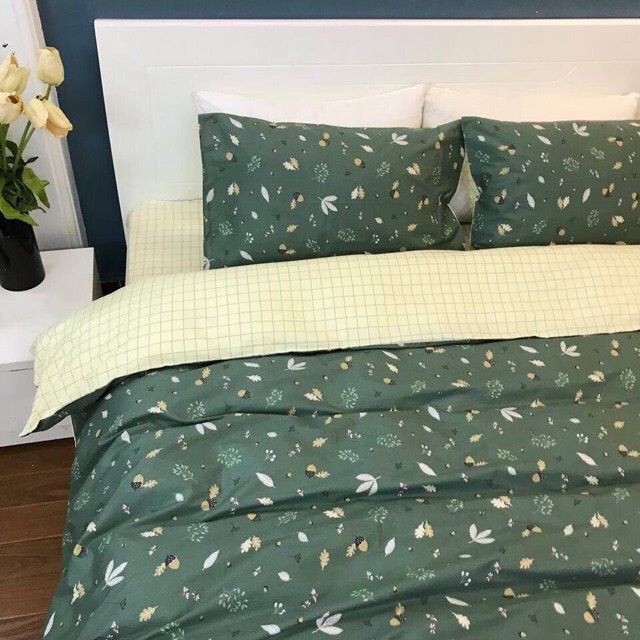 SET CHĂN GA GỐI COTTON VITAGE 27