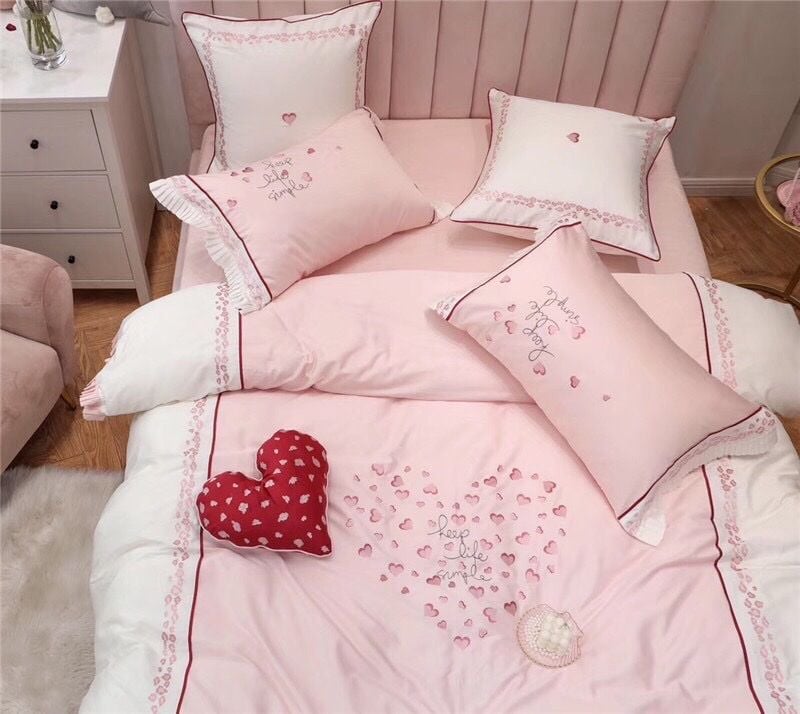SET CHĂN GA GỐI LỤA KEEP LIFE SIMPLE 7M