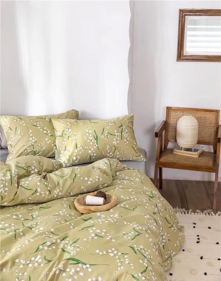 SET CHĂN GA GỐI COTTON VINTAGE 10
