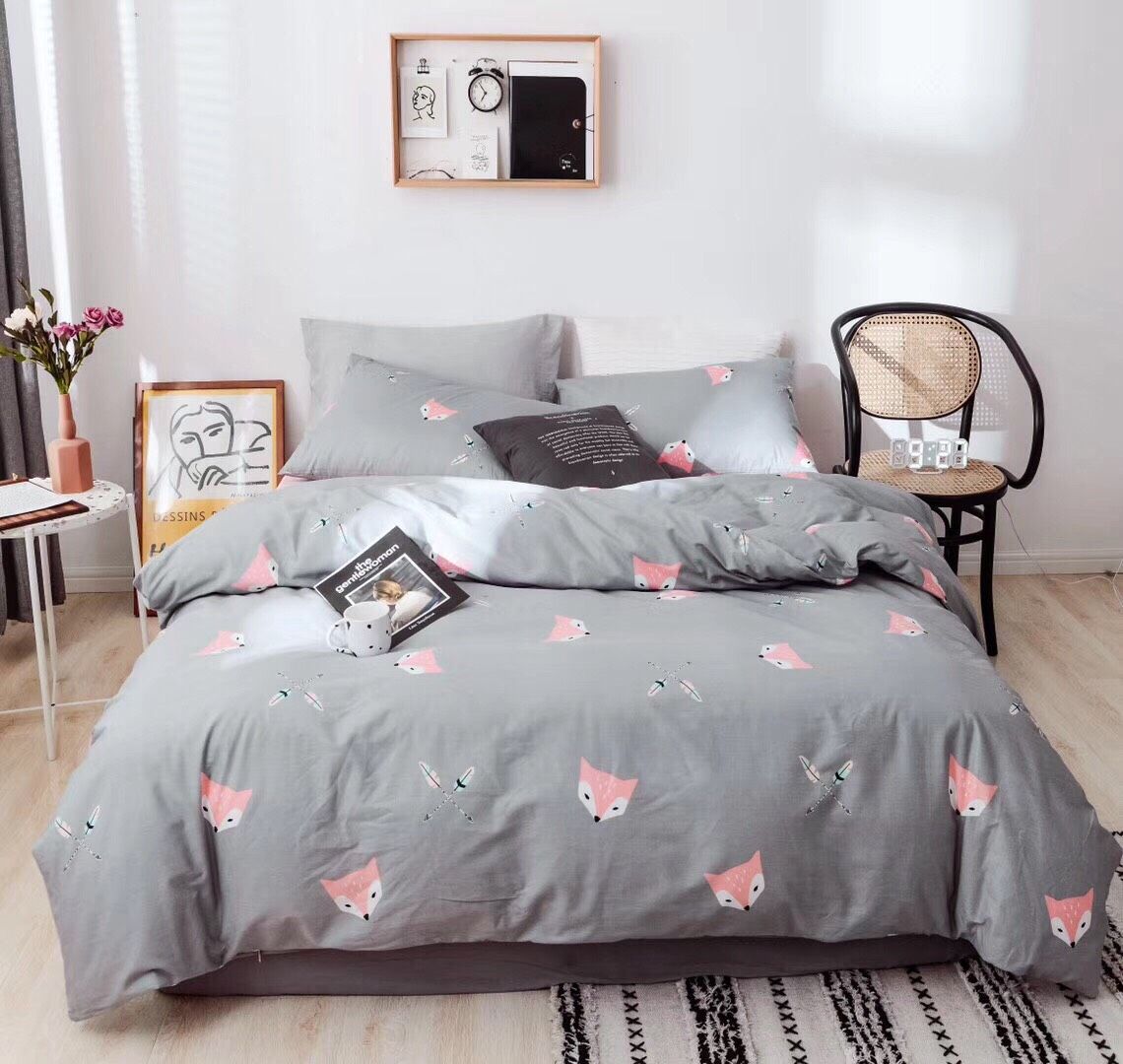 SET CHĂN GA GỐI COTTON VINTAGE 1