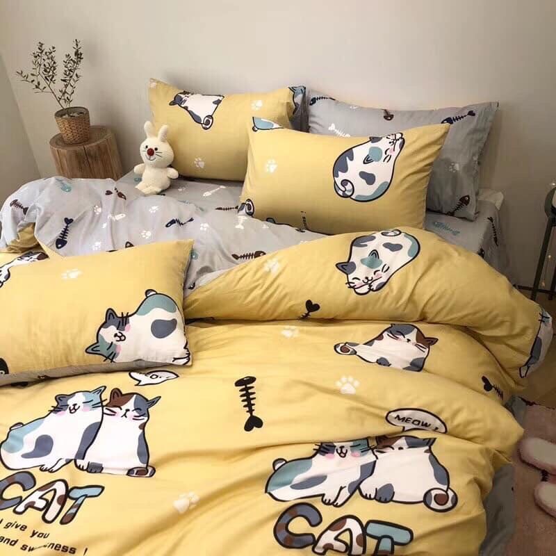 SET CHĂN GA GỐI COTTON VINTAGE 5