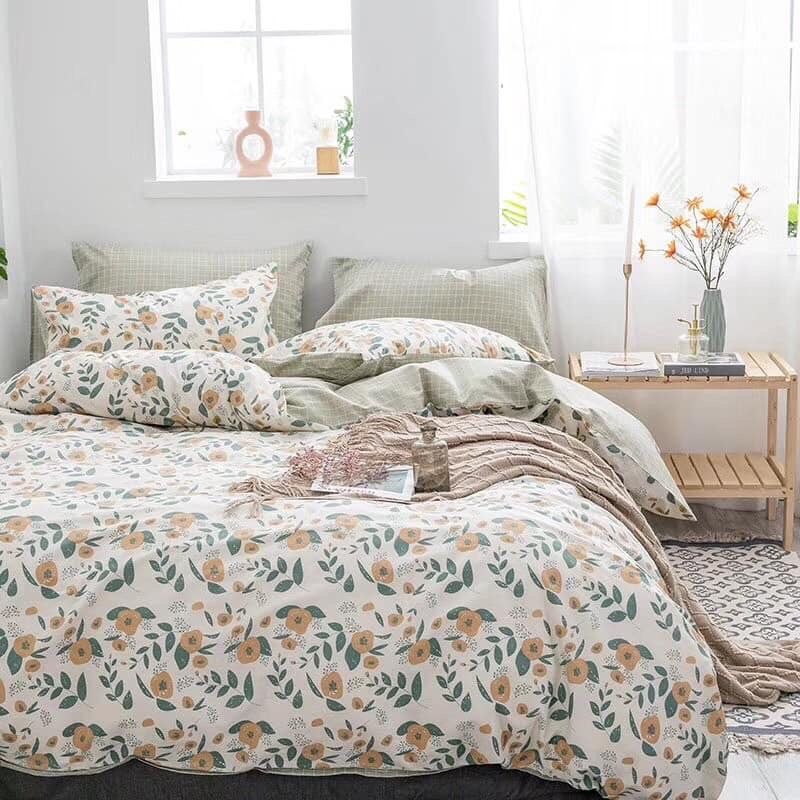 SET CHĂN GA GỐI COTTON VINTAGE 9