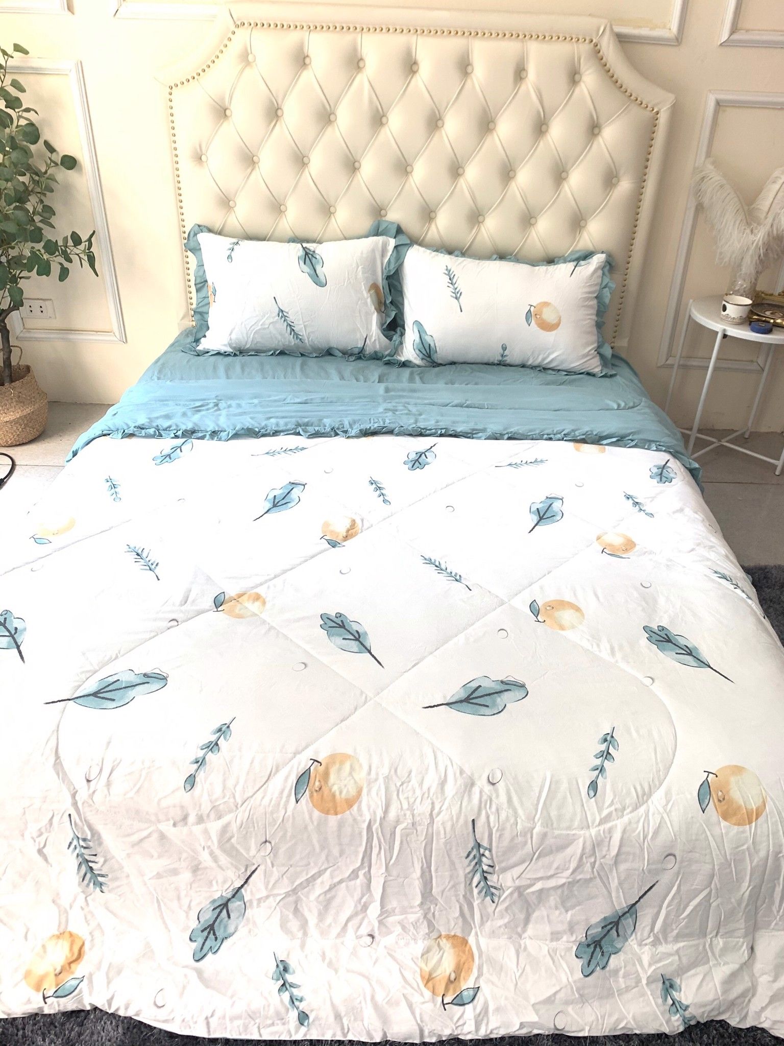 Set chăn ga gối đũi nhật bản