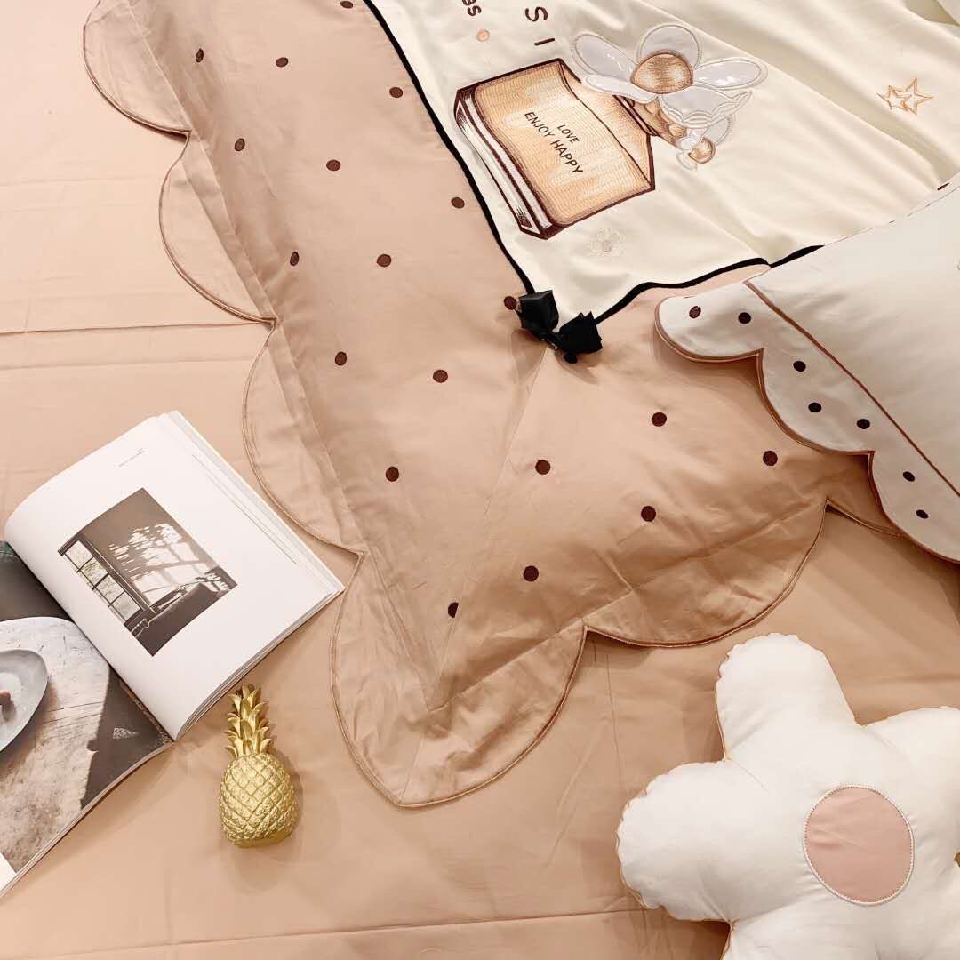 Set Chăn Ga Lụa Hoa Thơm 7M