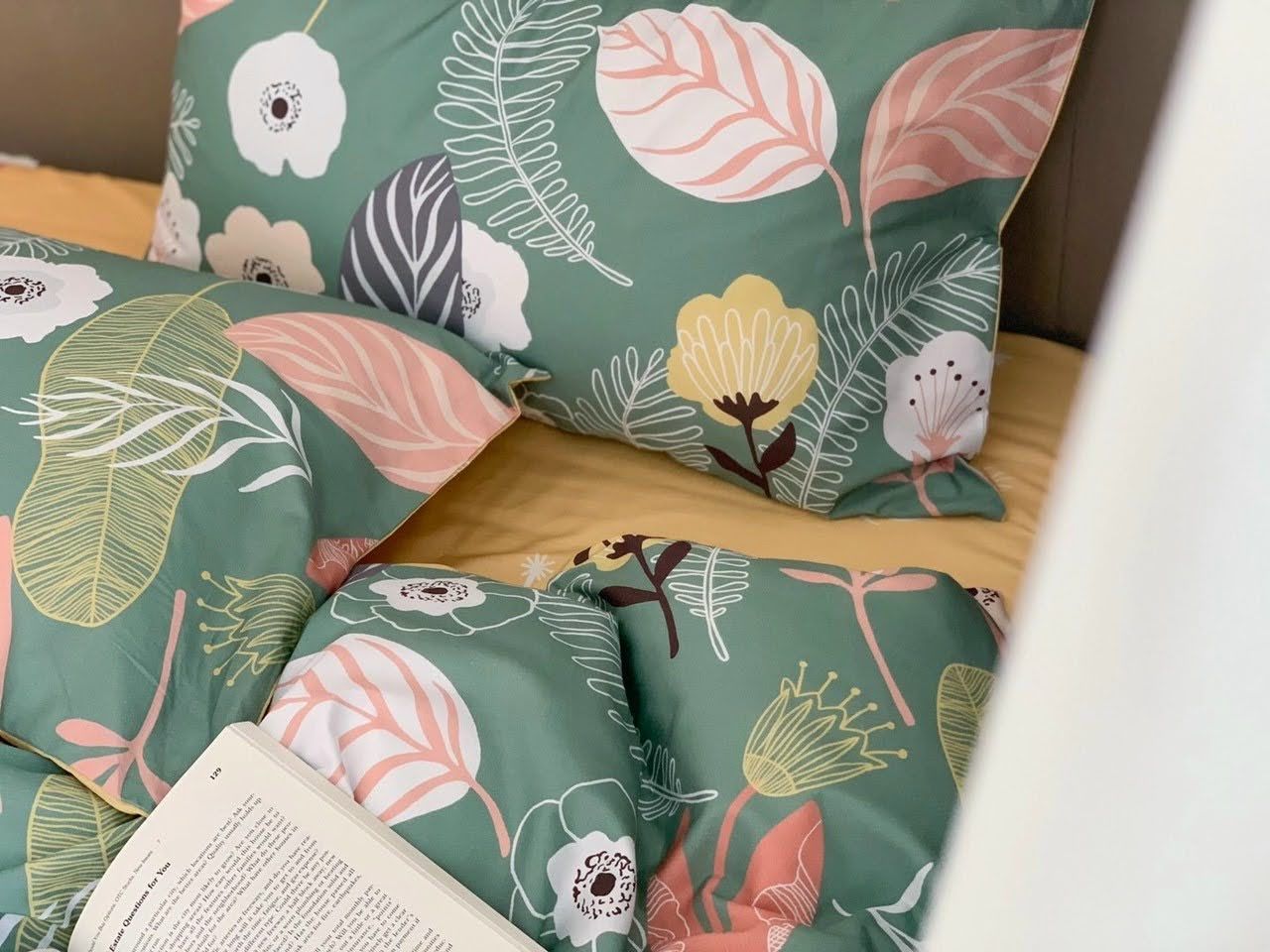 Set Chăn Ga Cotton Vintage Hàn Quốc
