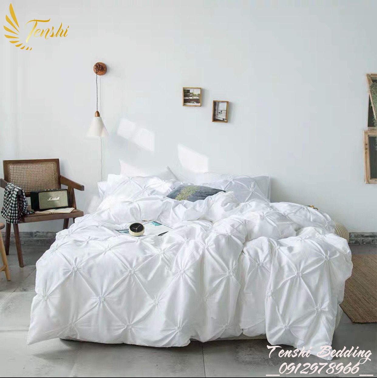 Set Chăn Ga Đũi Dúm luxury Phiên Bản 2020