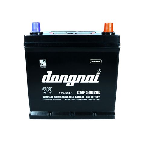 Ắc quy Đồng Nai 50D20L 12V 50AH