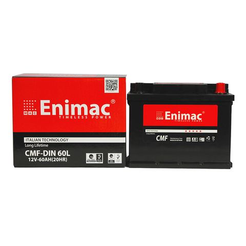 Ắc quy Enimac DIN60L (DIN L2) 12V 60AH