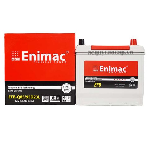 Ắc quy Enimac EFB Q85/95D23L 12V 65AH