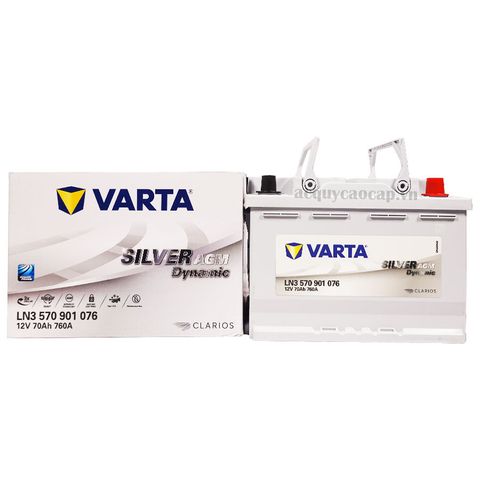 Ắc quy Varta AGM LN3 570901076 12V 70AH